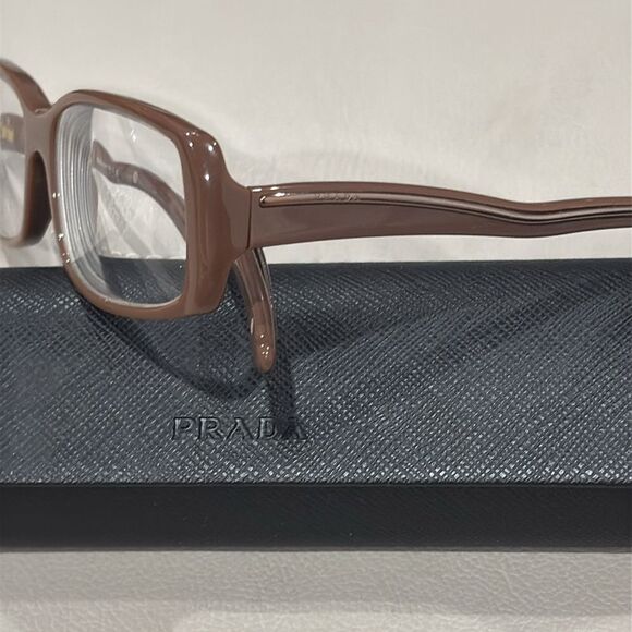 PRADA VPR06M Eyeglasses in color Hazelnut Mordore main image 4